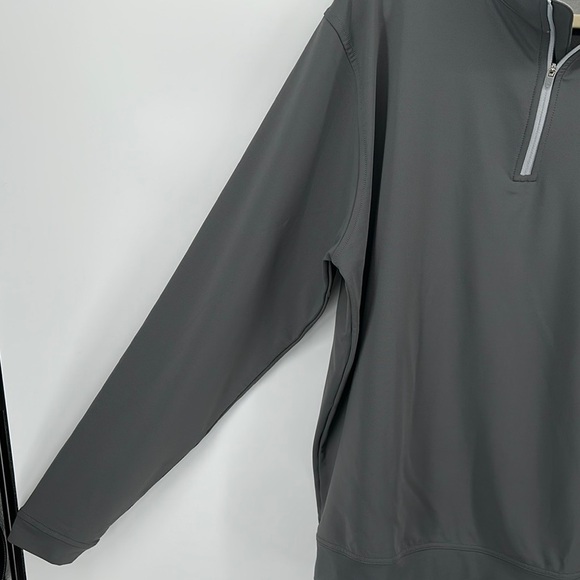 Peter Millar Gray Lightweight Sport L/S CT& Country Club Logo Jacket Size Large - Picture 6 of 12